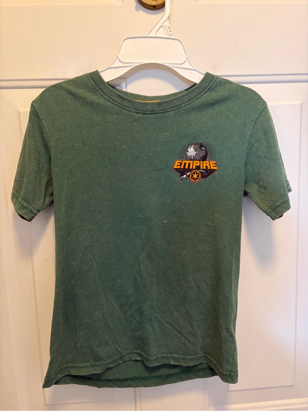 Star Wars Green Empire Graphic Kids Short Sleeve Tee